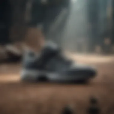 DC Footwear Innovation A close-up of innovative DC footwear designed for extreme sports