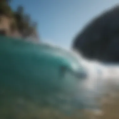 Barrel Wave at Secret Cove