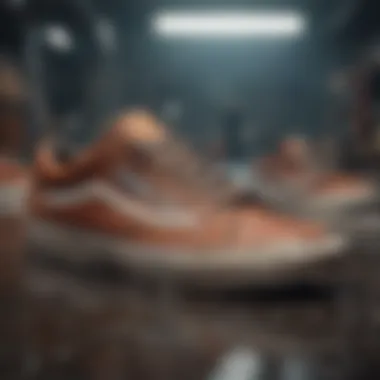 Impact of Cleaning on Footwear Appearance Comparative view of cleaned and dirty extreme sports shoes