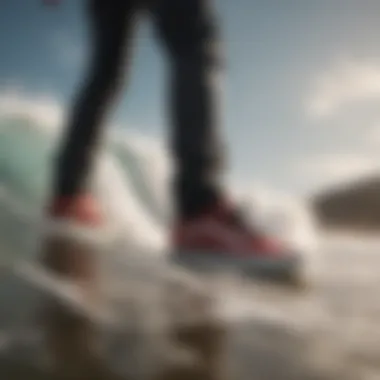 High-performance Vans shoe model for surfers