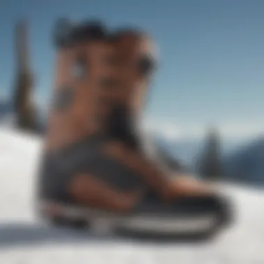 Vans snowboard boots in action on the slopes