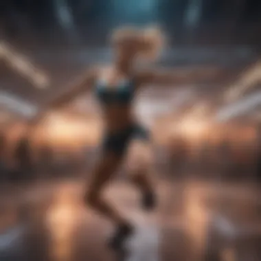Vibrant Energy Vibrant energy and intensity of dance electric performance