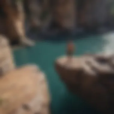 Virtual Reality Cliff Diving Experience