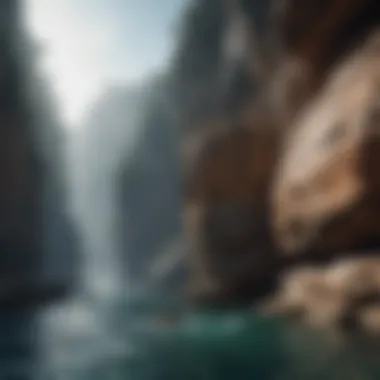 Virtual Reality Cliff Diving Landscape