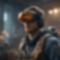 Virtual reality goggles symbolizing immersive gaming experience