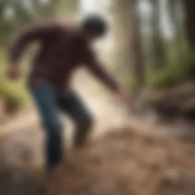 Capturing the Adrenaline-Fueled Moments with the Volcom Flannel Shirt Flannel Shirt Extreme Sports Action Shot