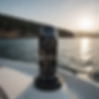Exemplary Installation of Wakeboard Tower Speakers High-quality wakeboard tower speaker installed on a boat