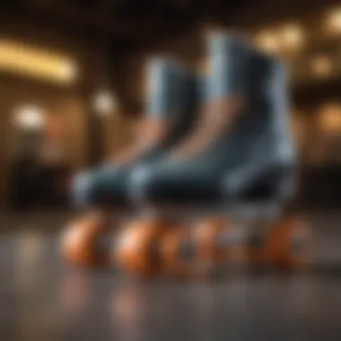 Elegant Display of Affordable Roller Skates Chic Roller Skates on Display