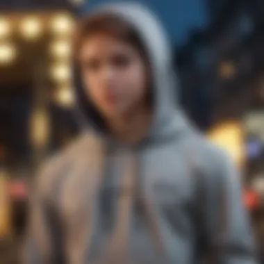 Dynamic Performance Hoodie Youthful Sporty Hoodie