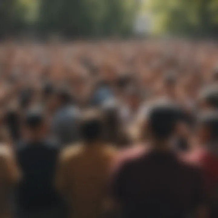 Crowd of spectators cheering at a Zoo York skateboarding event