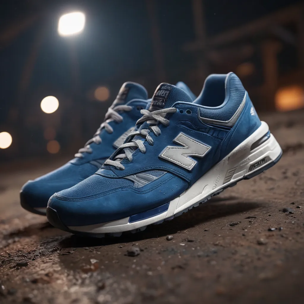 new balance blue shoes