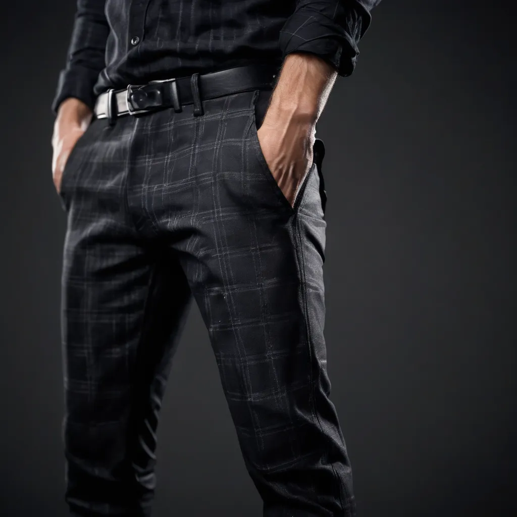 Discover the Timeless Elegance of Black Plaid Pants for Men