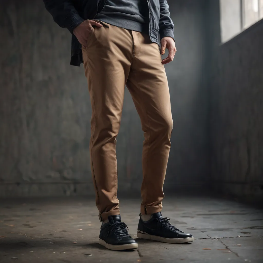 'Chino Sculpture Leg' pants Pants